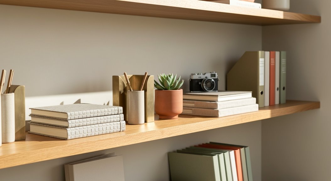 dekorative offene Regalgestaltung