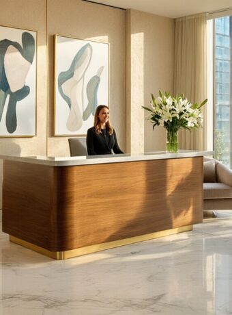 Beeindruckendes Empfangsbereich-Design