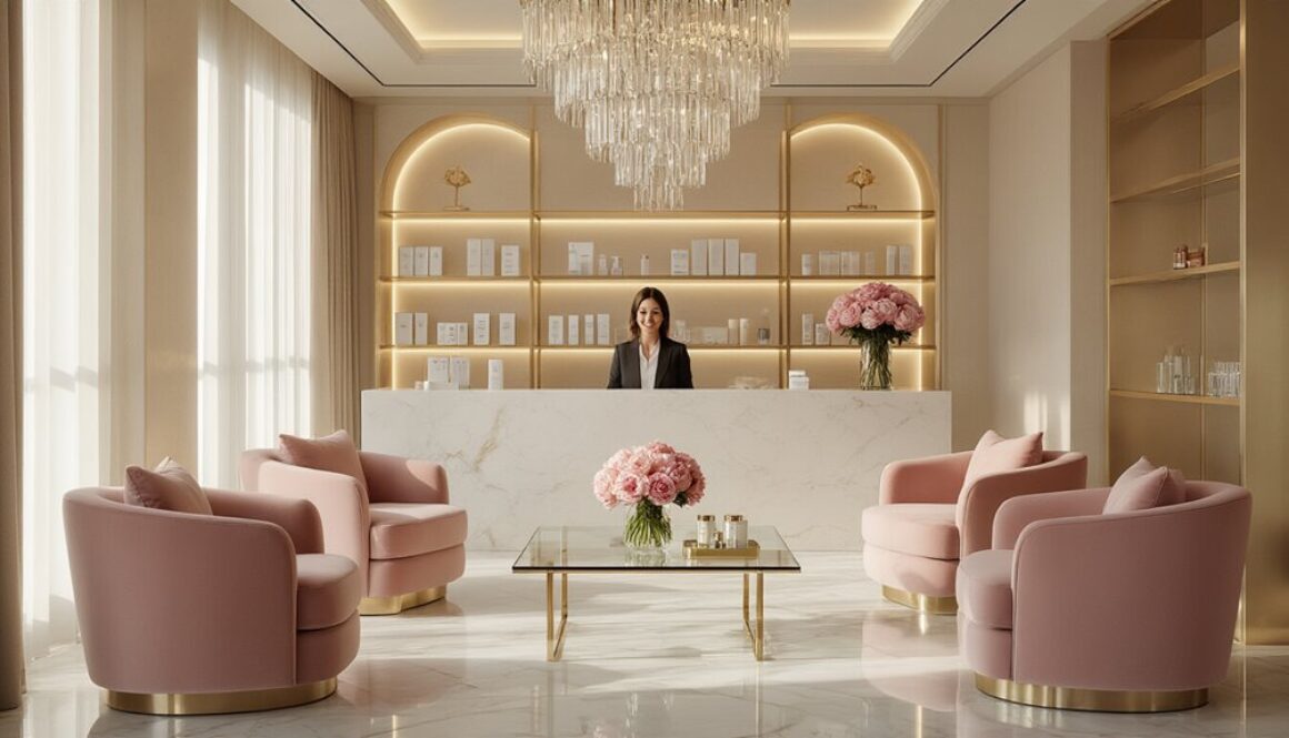 Einladende Atmosphäre im Salon
