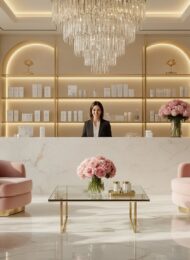 Einladende Atmosphäre im Salon