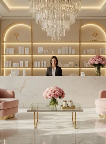 Einladende Atmosphäre im Salon