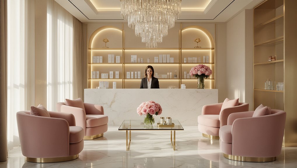Einladende Atmosphäre im Salon