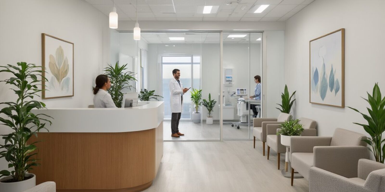 moderne, patientenfreundliche Praxiseinrichtung