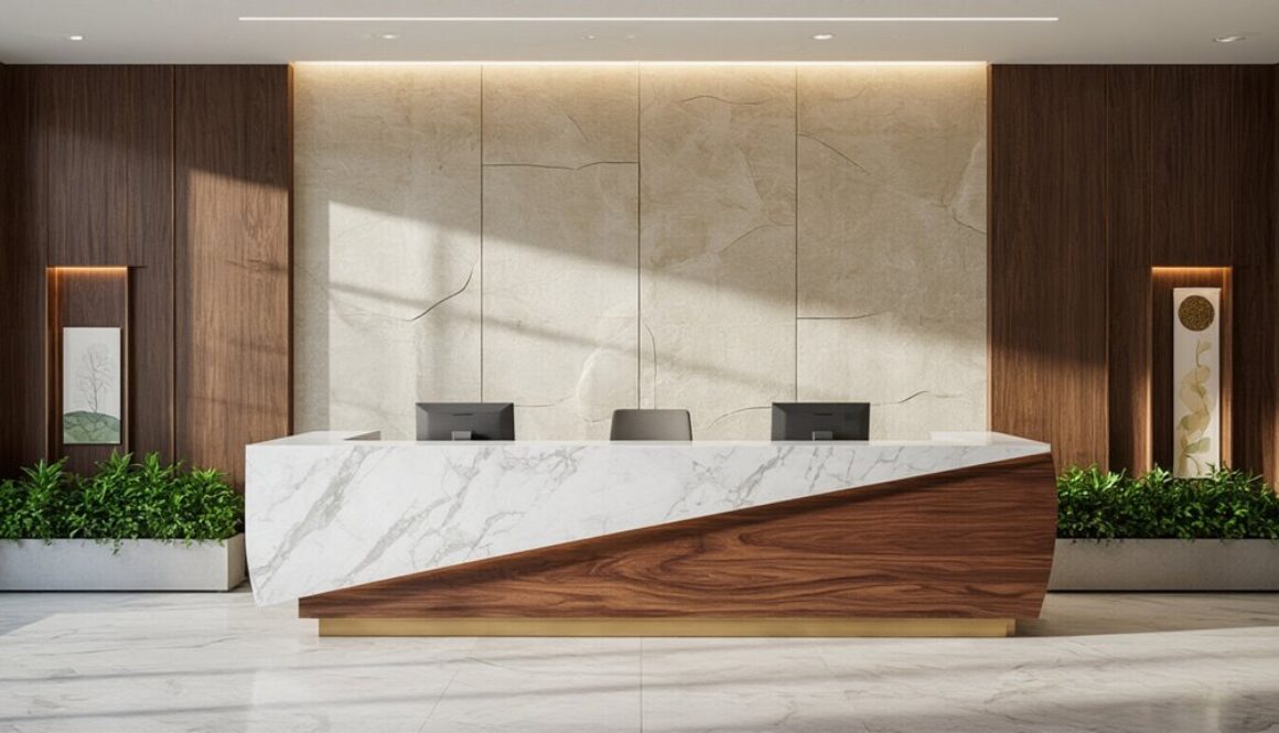 Empfangsbereich Markenidentität