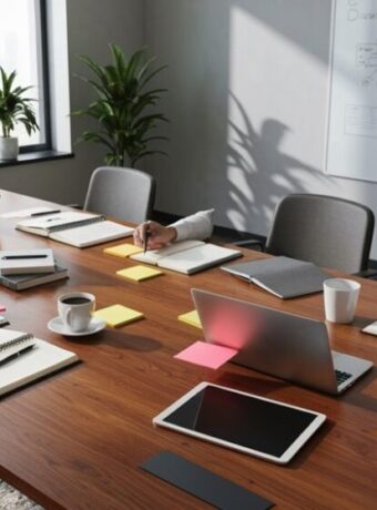 vielseitiges Treffen und Brainstorming