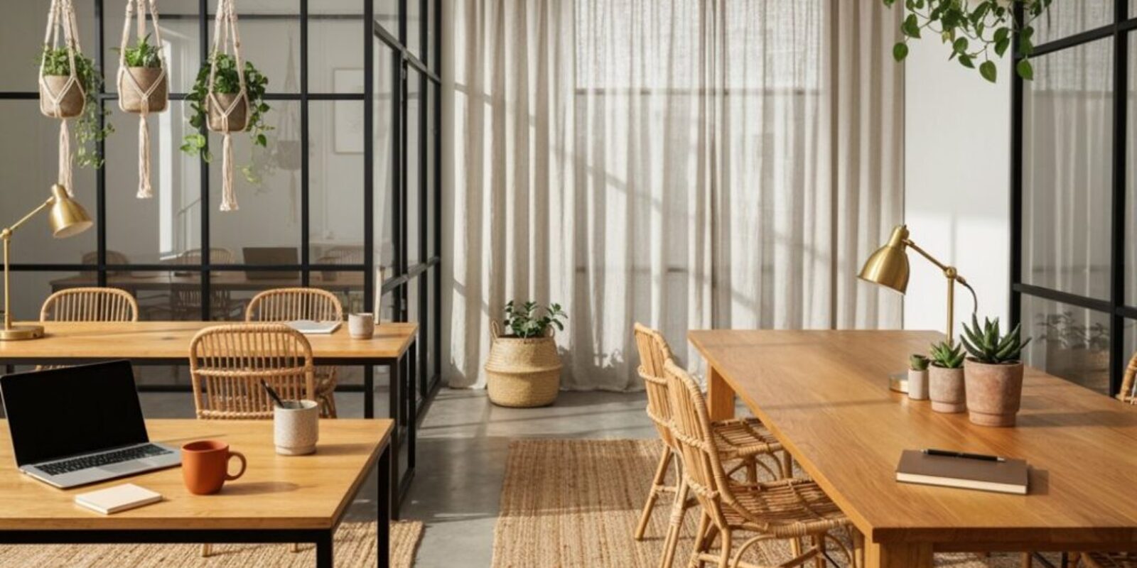 bohemianischer Stil in Arbeitsbereichen