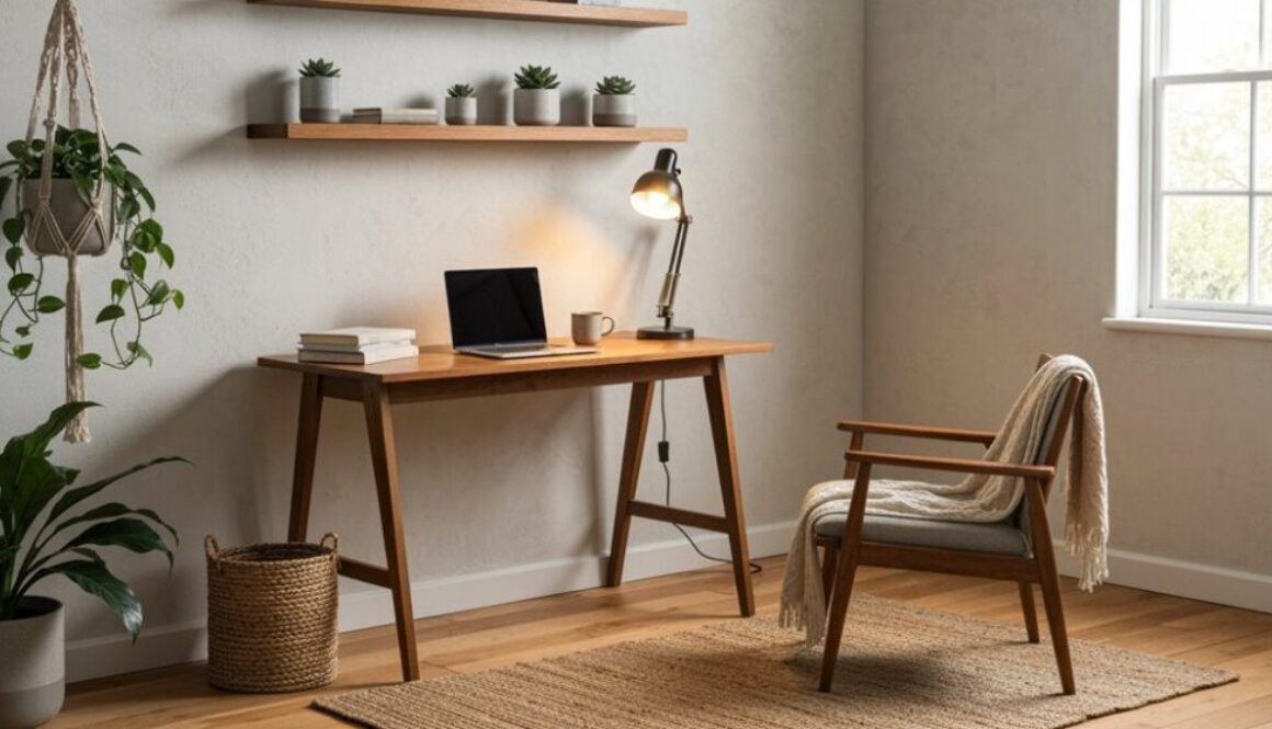 clever gestaltetes Homeoffice