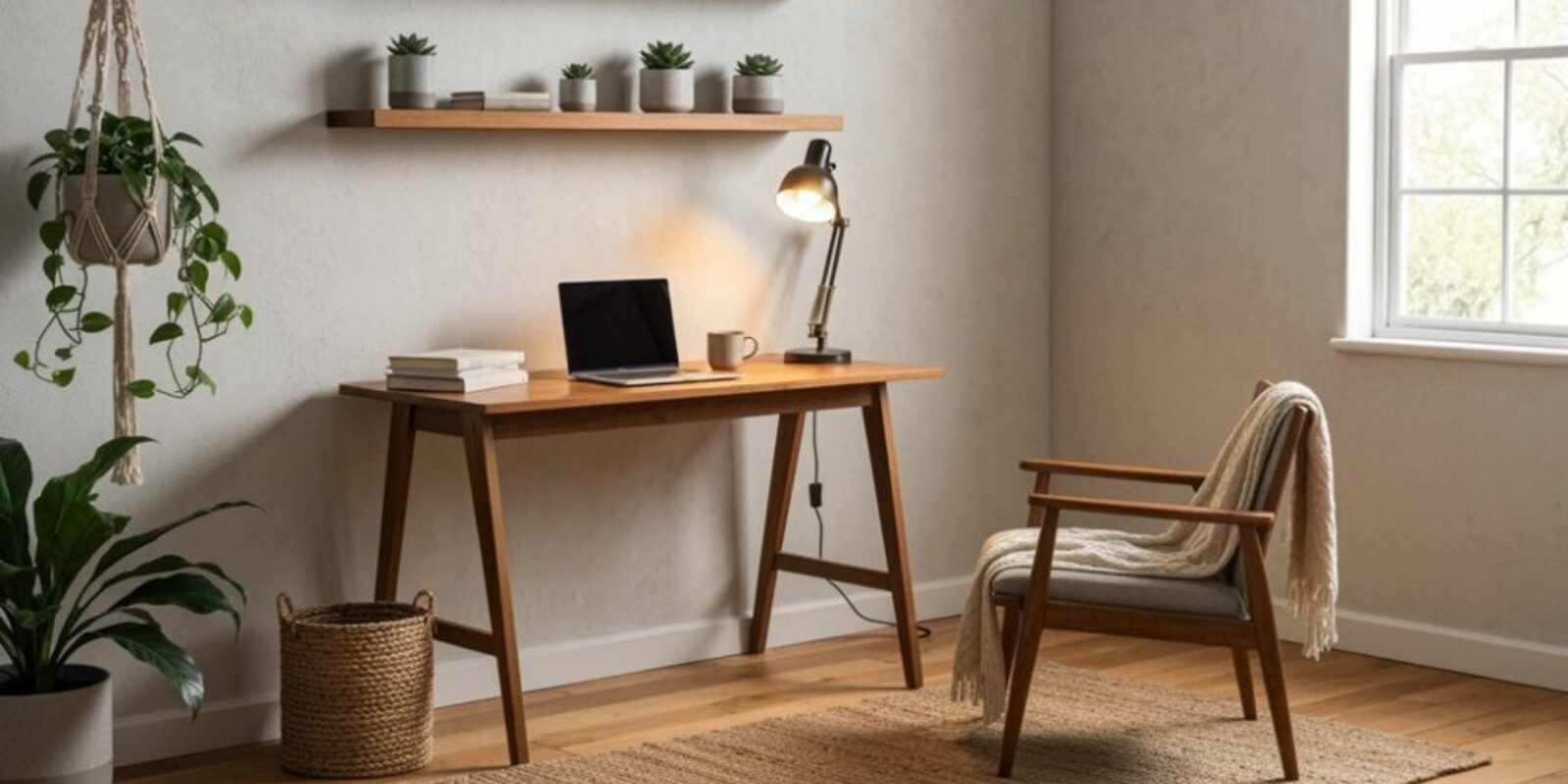 clever gestaltetes Homeoffice