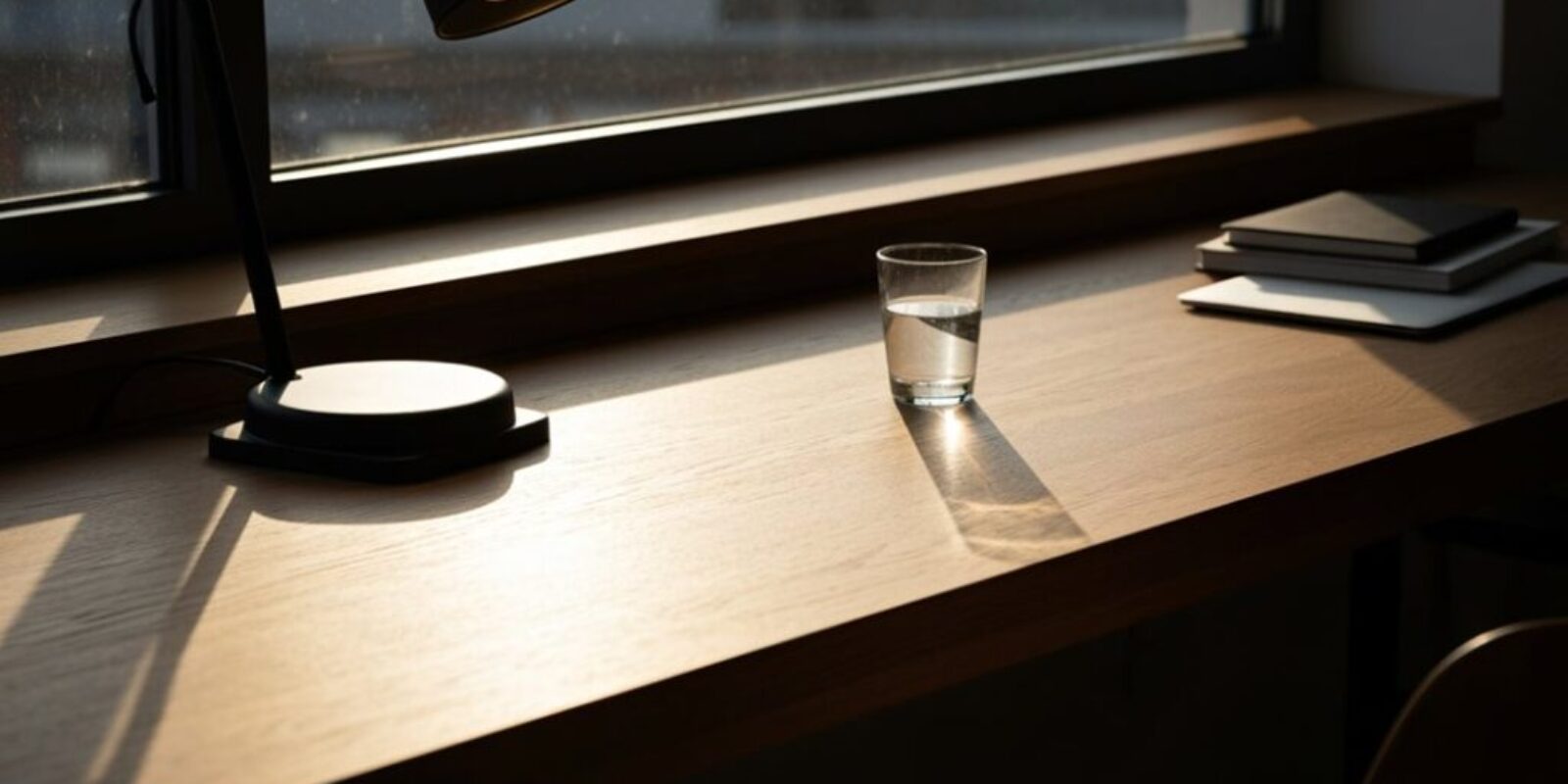 Licht und Schreibtischdesign-interaktion