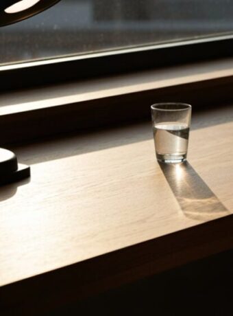 Licht und Schreibtischdesign-interaktion