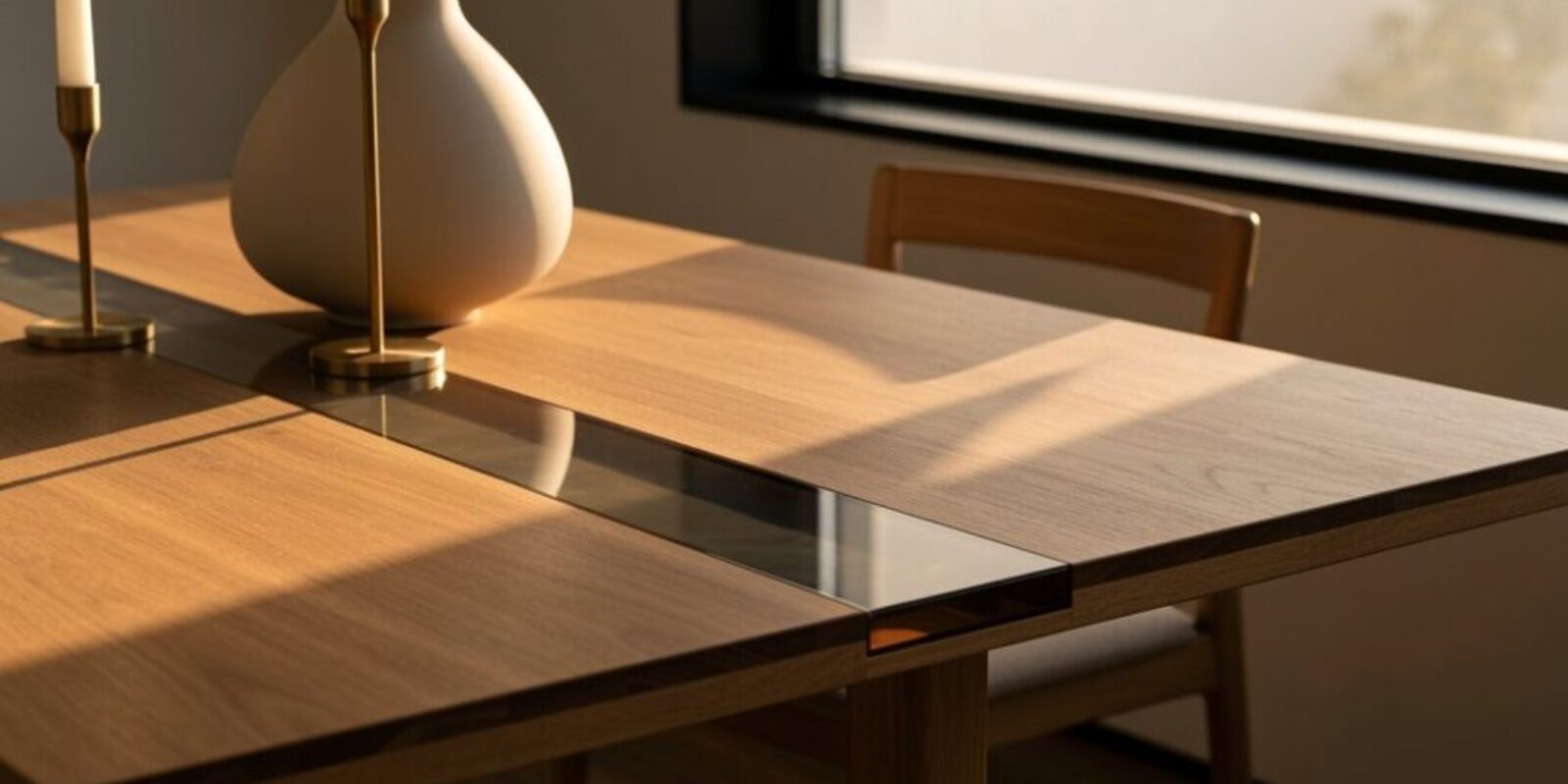 Licht- und Tischdesign-Interaktion