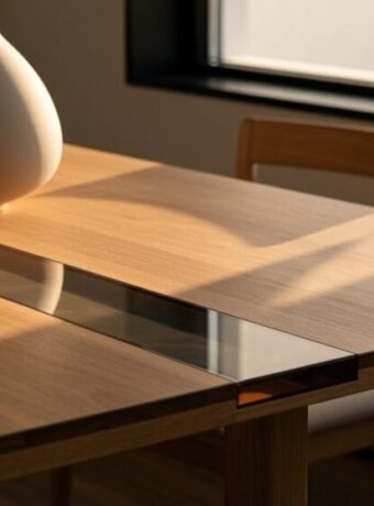 Licht- und Tischdesign-Interaktion
