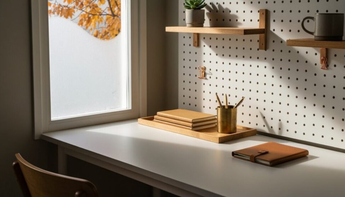minimalistische Büro-Produktivitätssysteme