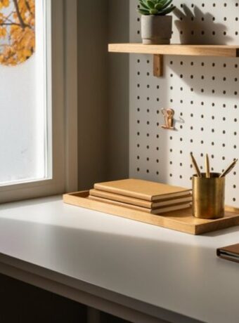 minimalistische Büro-Produktivitätssysteme