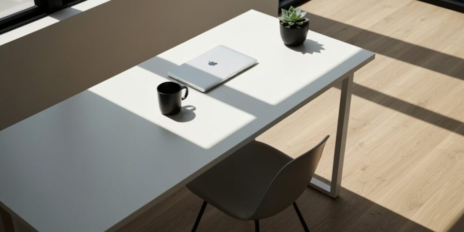 minimalistischer Arbeitsplatz-Designtrend