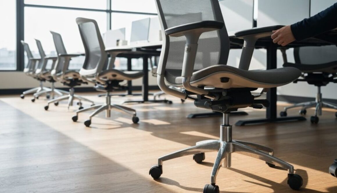 moderne Stühle fördern Bewegung