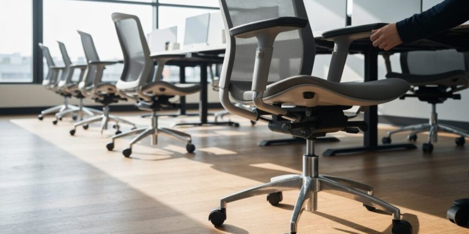 moderne Stühle fördern Bewegung