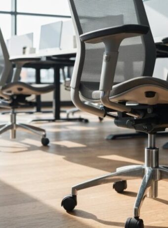 moderne Stühle fördern Bewegung