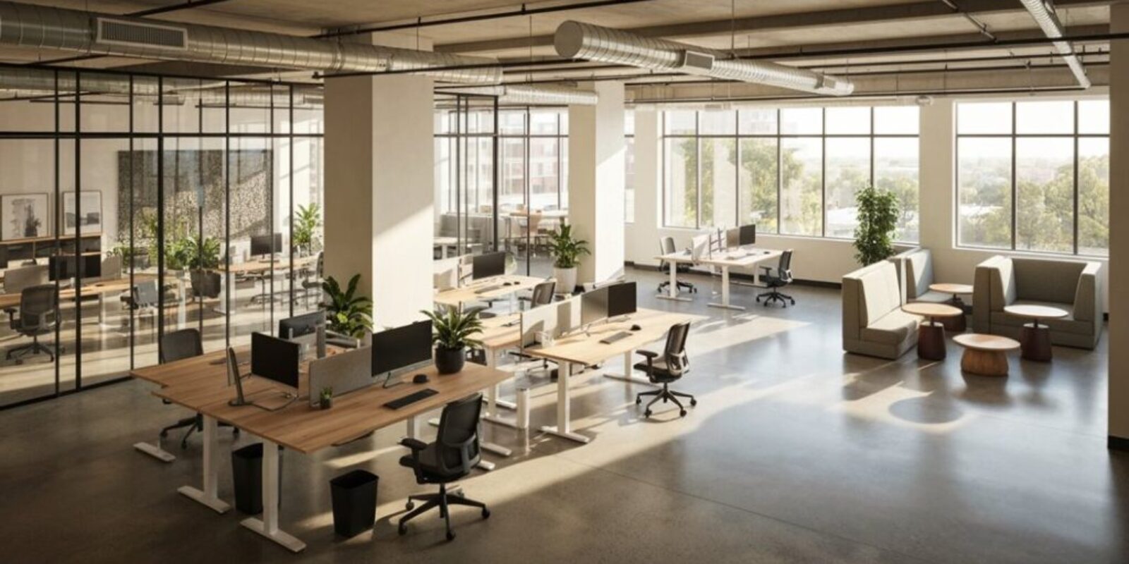 modernes Arbeitsumfeld: Design trifft Funktion