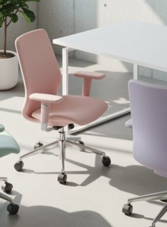 Pastellfarben in Büros