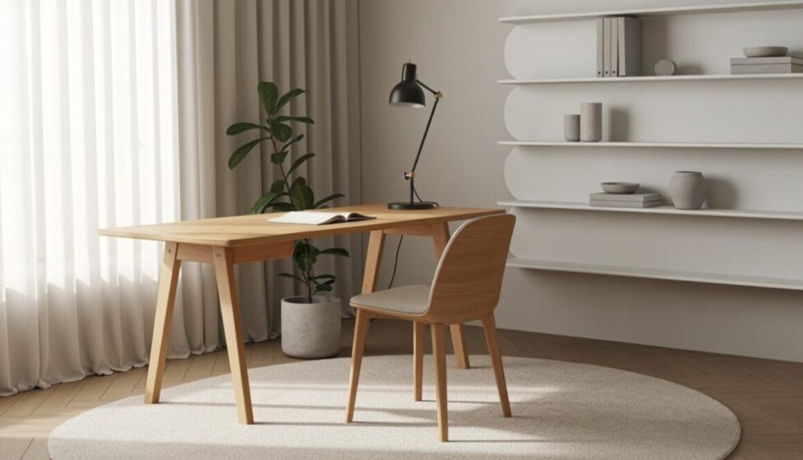skandinavischer Büroeinrichtungsstil