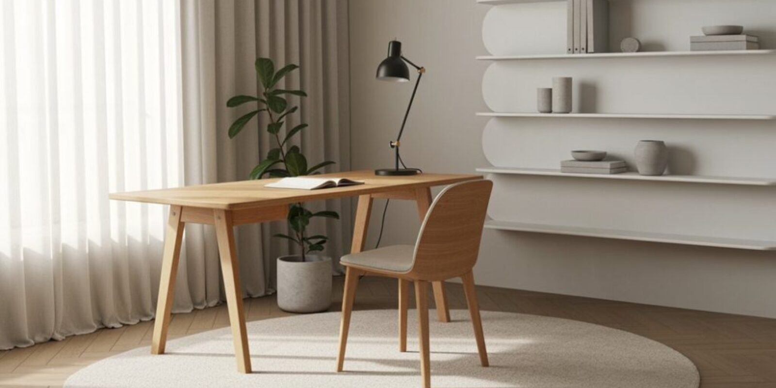 skandinavischer Büroeinrichtungsstil