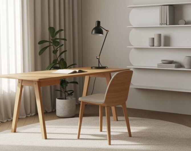 skandinavischer Büroeinrichtungsstil