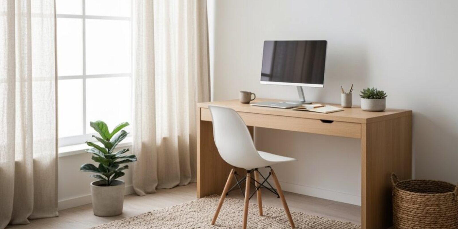 skandinavischer Arbeitszimmer-Stil