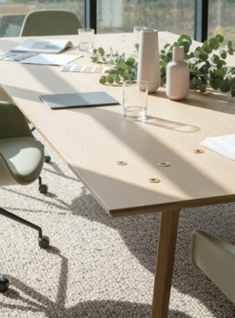 frühling-inspirierte Konferenztischdesigns