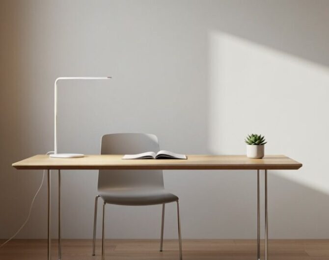 schlankes Büroeinrichtungsdesign