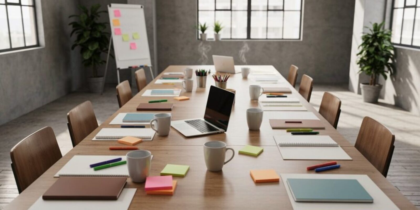 Tische für kreative Workshops