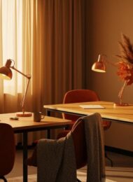 warme Farbtrends Büro