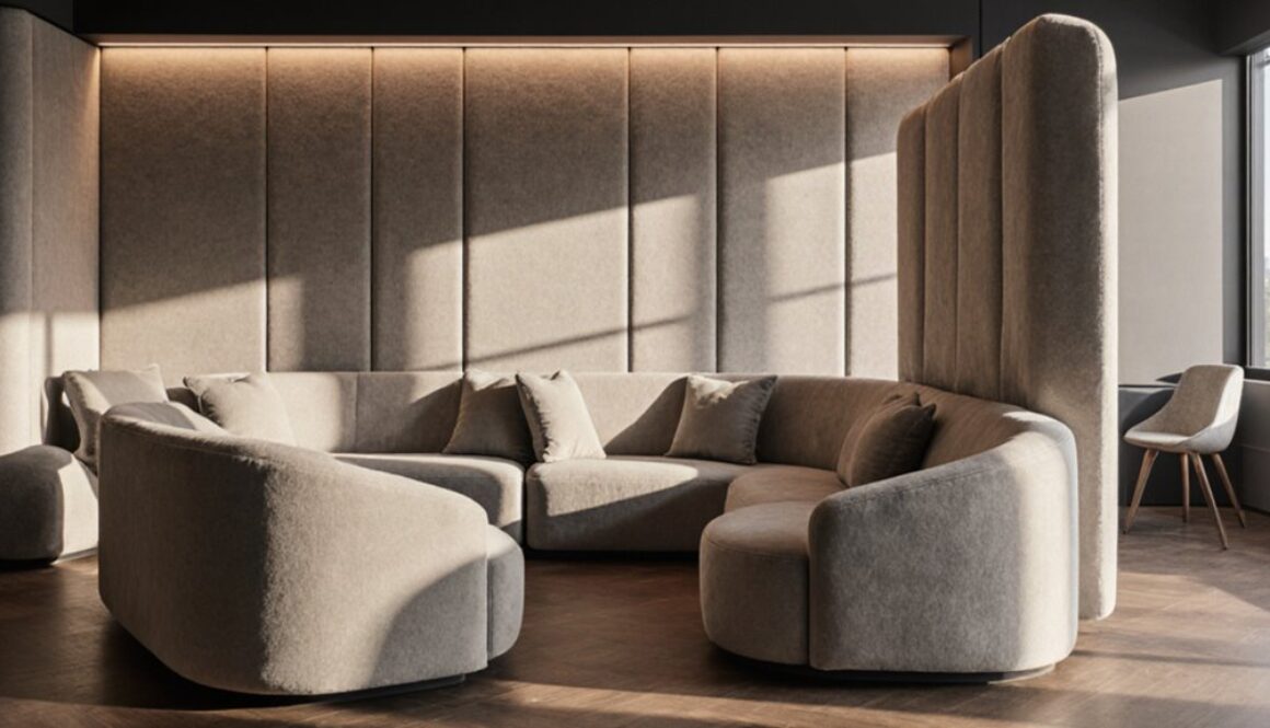 Lounge-Möbel für akustischen Komfort