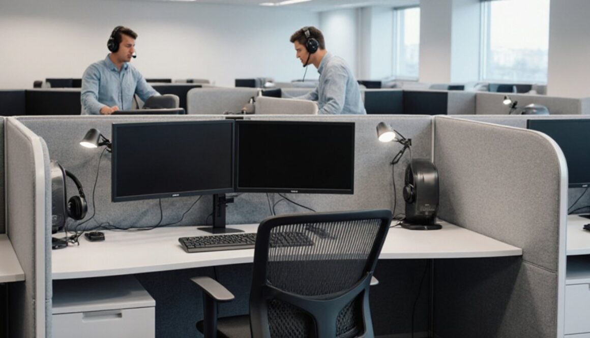 Optimierung des Callcenter-Arbeitsbereichs