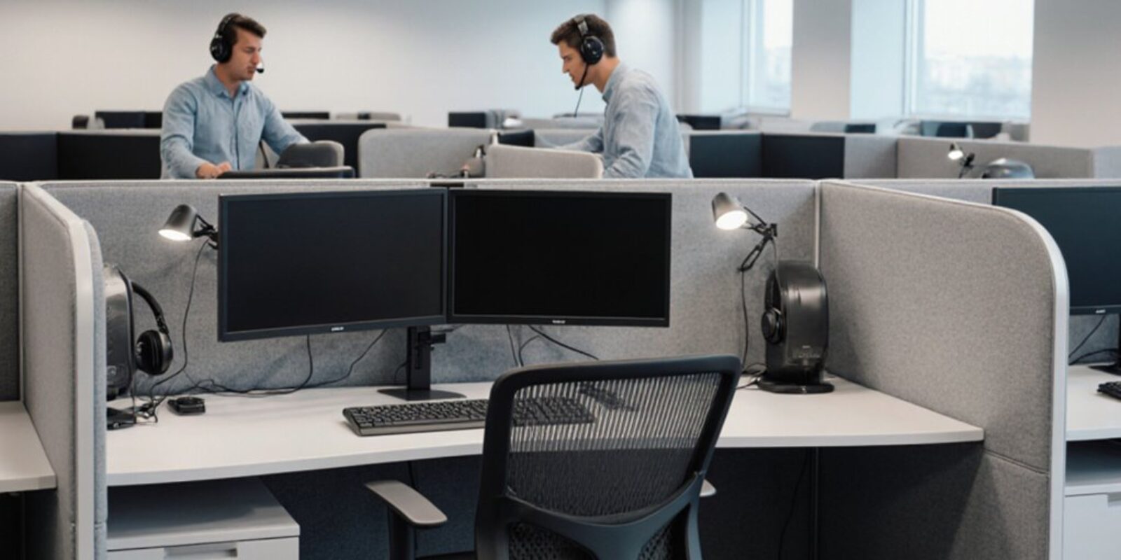 Optimierung des Callcenter-Arbeitsbereichs