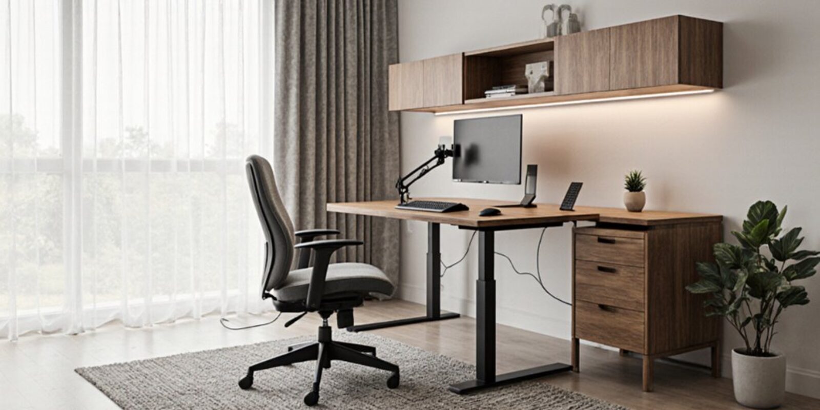 ergonomische Homeoffice-Einrichtung