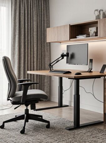 ergonomische Homeoffice-Einrichtung