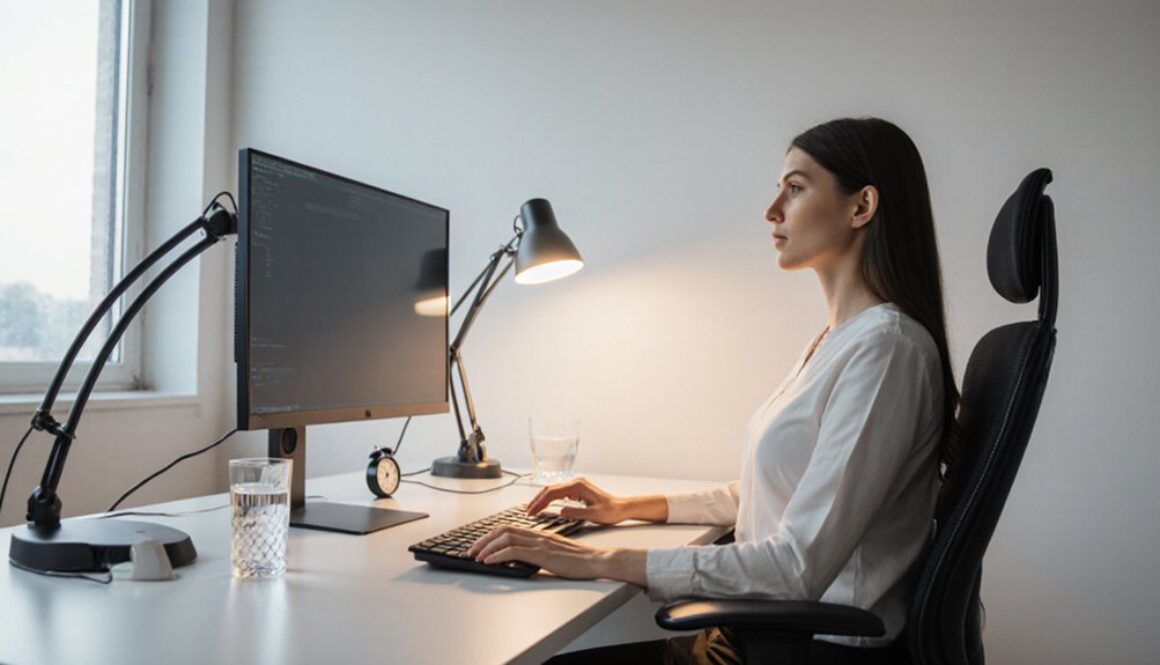 Augenfreundliche Arbeitsplatz-Essentials