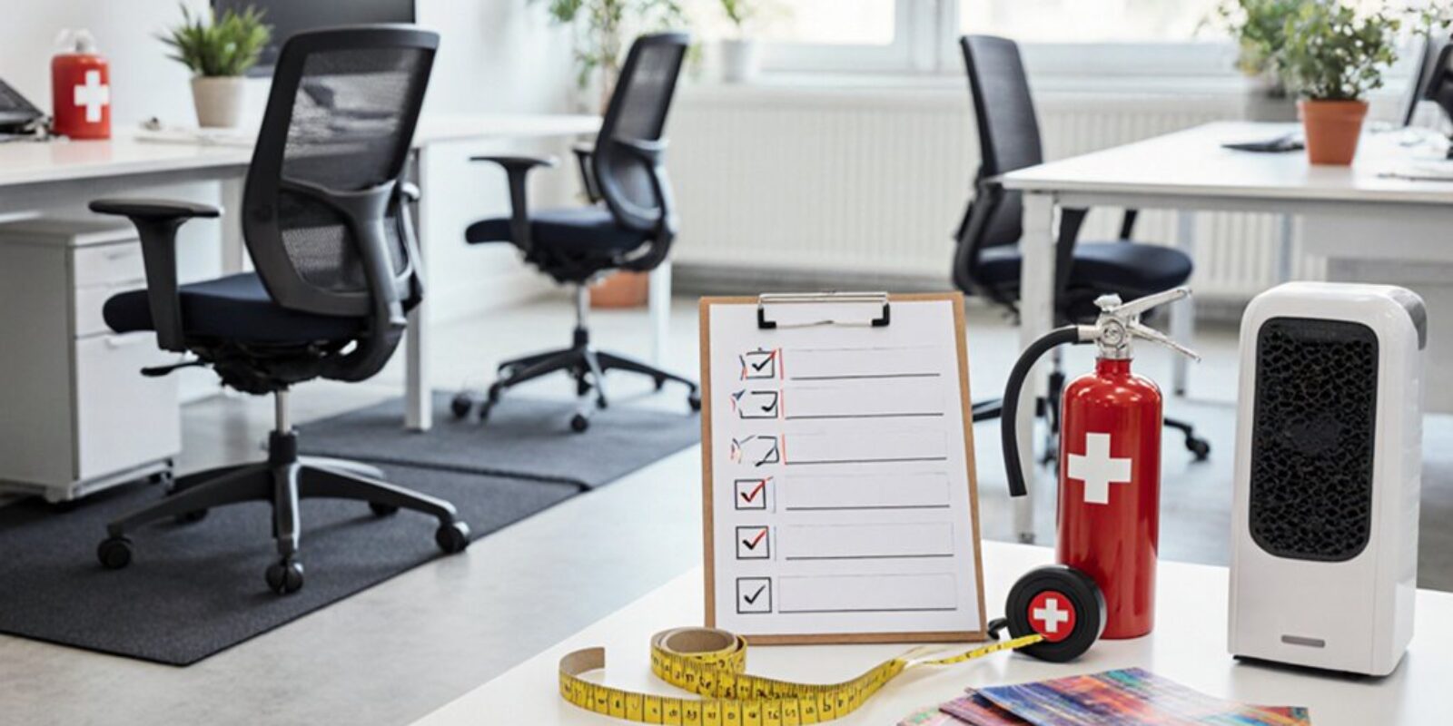 Checkliste für eine gesunde Büroeinrichtung