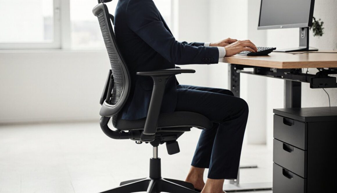 gesunde Sitzgewohnheiten im Büro