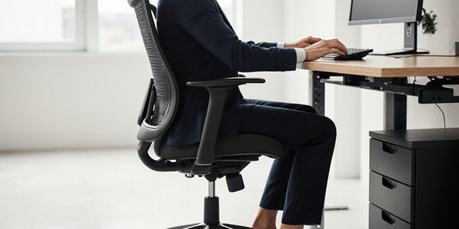 gesunde Sitzgewohnheiten im Büro