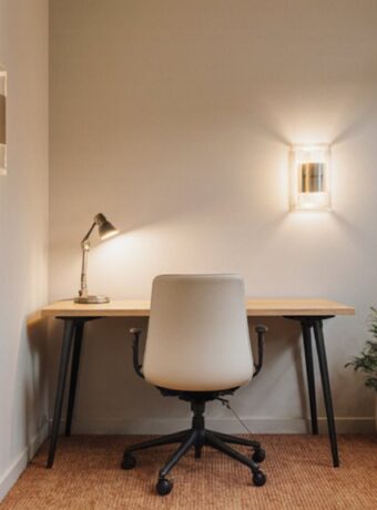 ein fensterloses Büro beleuchten