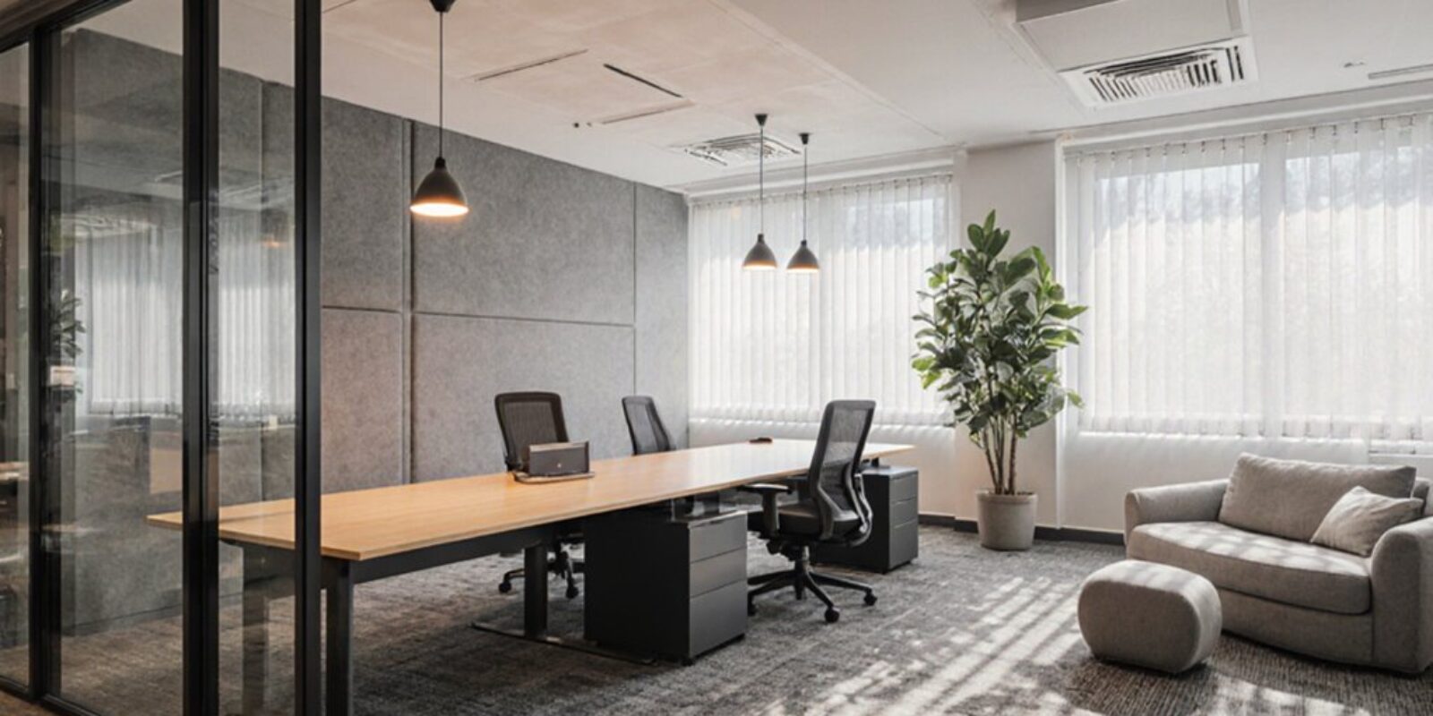 Beleuchtung Akustik Klima Büro