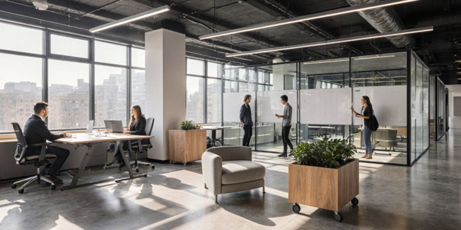 Entwicklung des modernen Bürodesigns