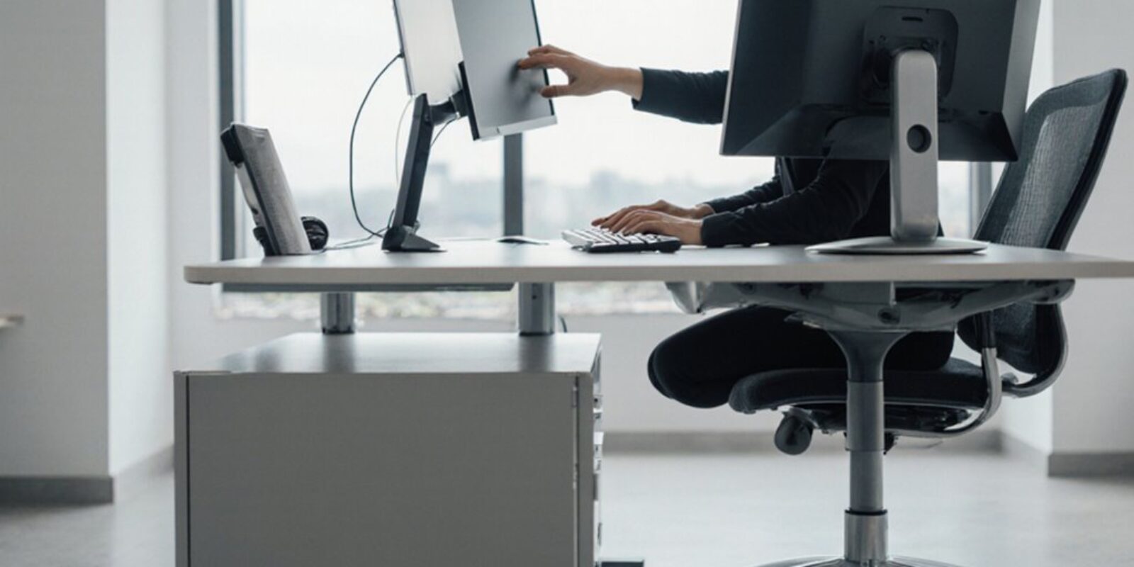 Monitorabstand im Büro