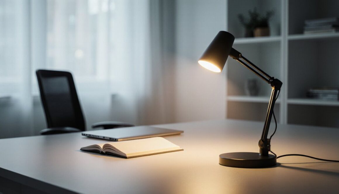 Büro-Schreibtischlampen-Essentials