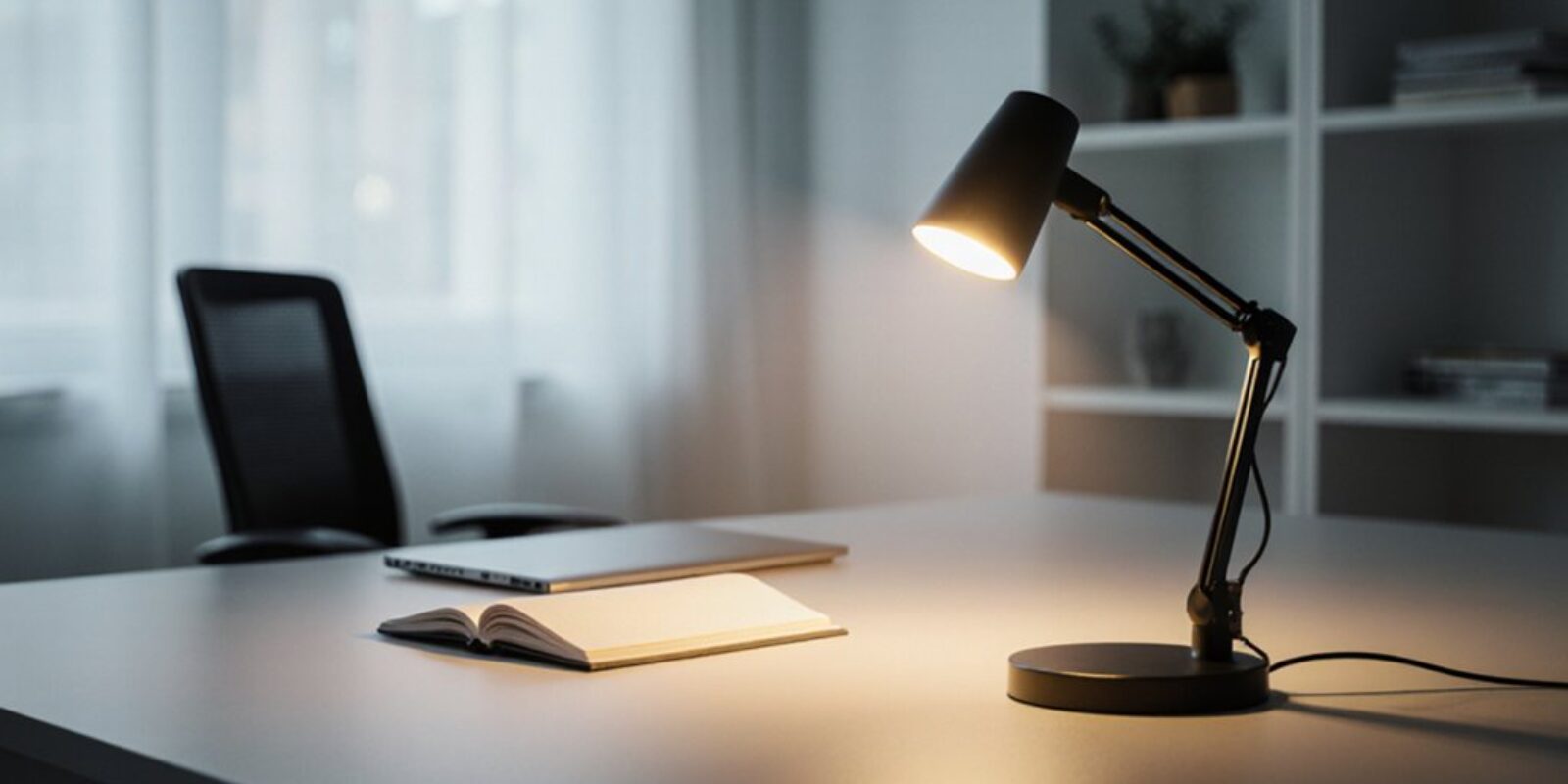 Büro-Schreibtischlampen-Essentials