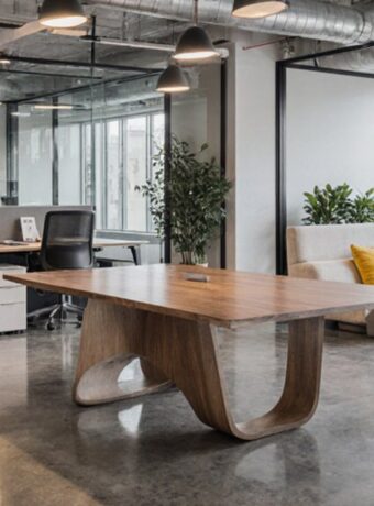 Bürointerieurs spiegeln das Branding wider