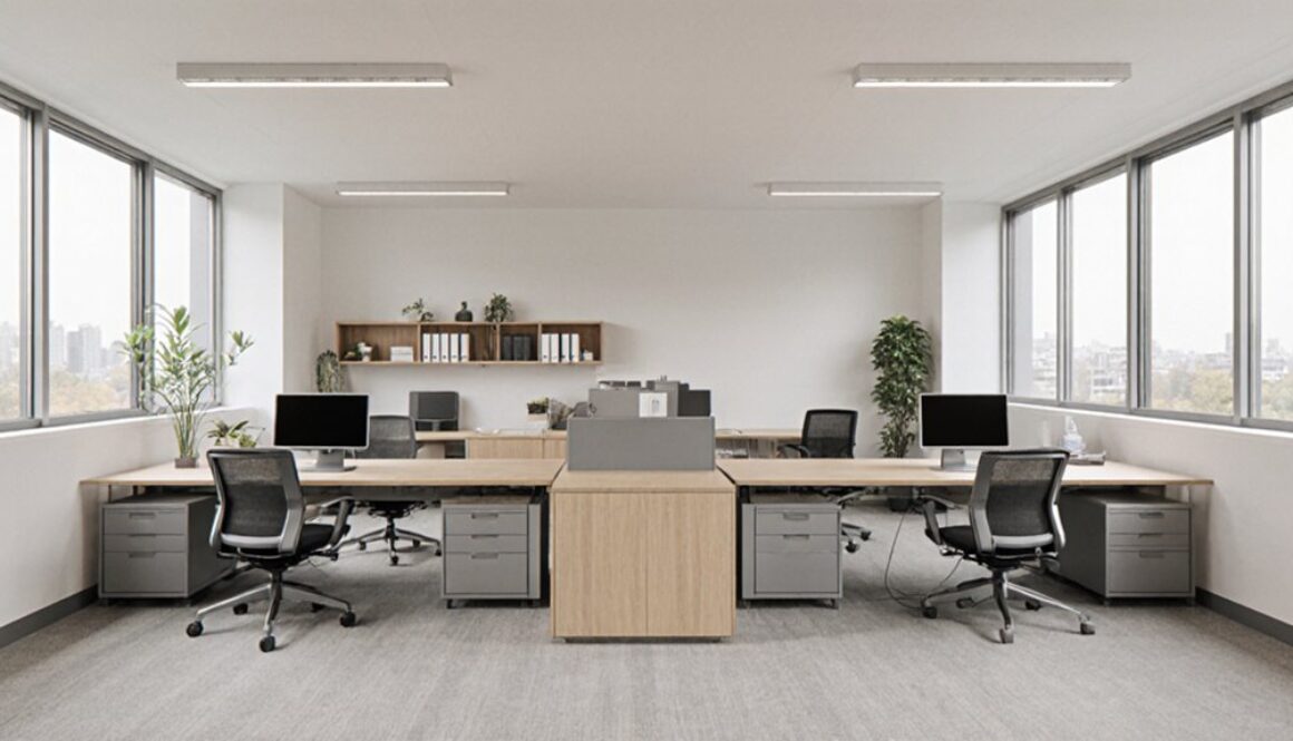 Bürolayout für Effizienz