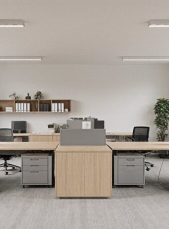Bürolayout für Effizienz